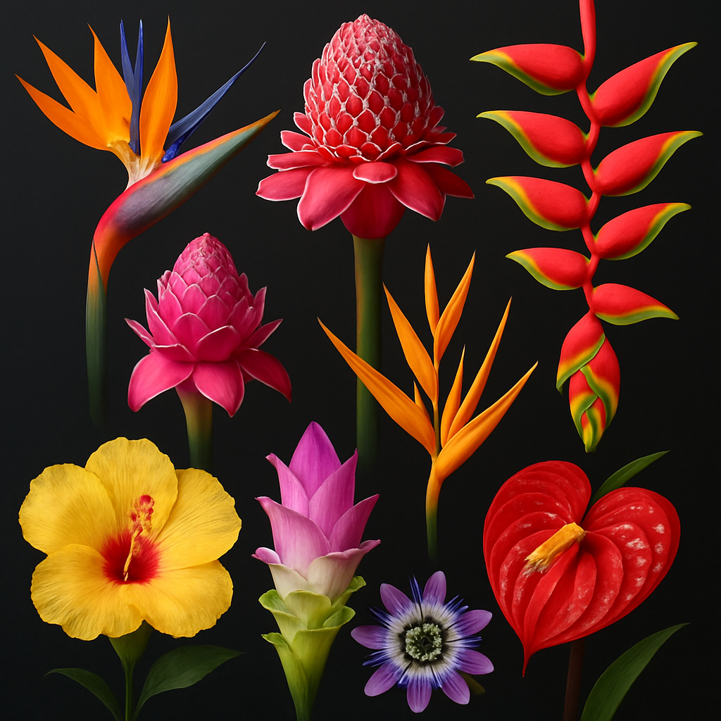Fleurs exotiques
